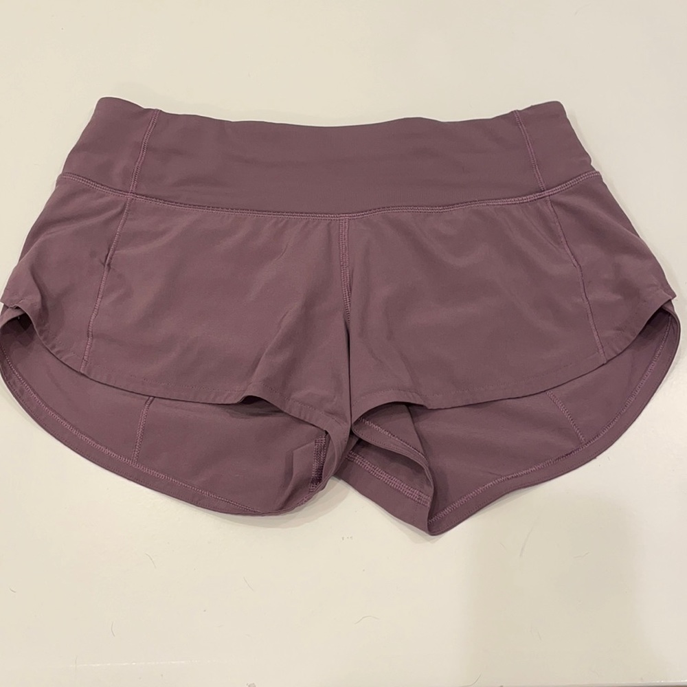 Lululemon Light Purple Speed Shorts